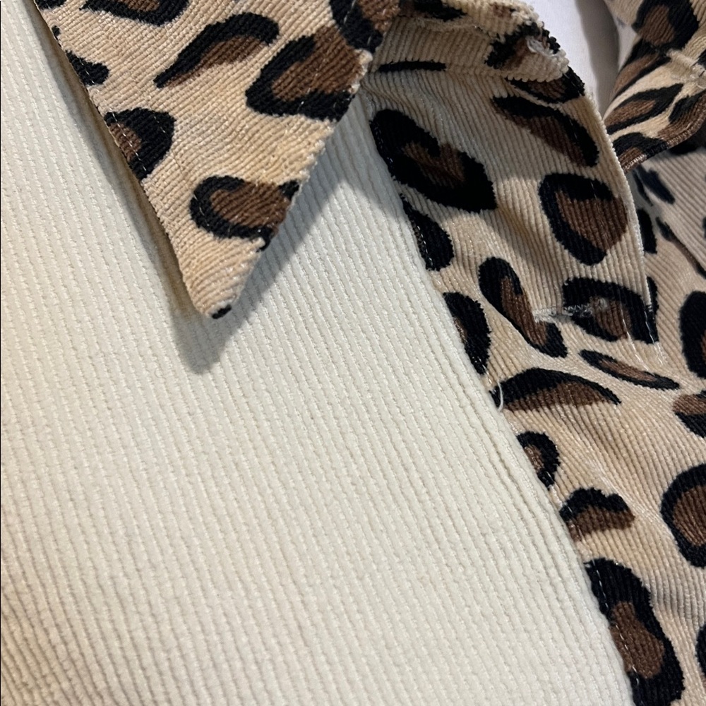 Umgee Women’s Leopard‎ Patchwork Button Down Top … - image 5